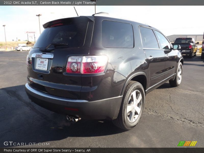 Carbon Black Metallic / Light Titanium 2012 GMC Acadia SLT