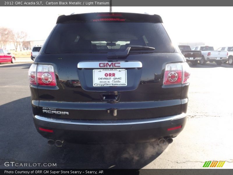 Carbon Black Metallic / Light Titanium 2012 GMC Acadia SLT