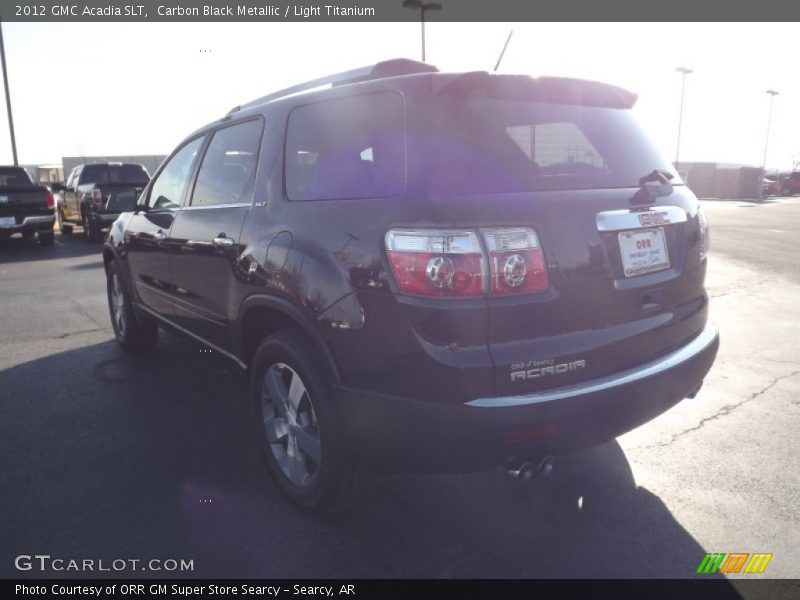 Carbon Black Metallic / Light Titanium 2012 GMC Acadia SLT