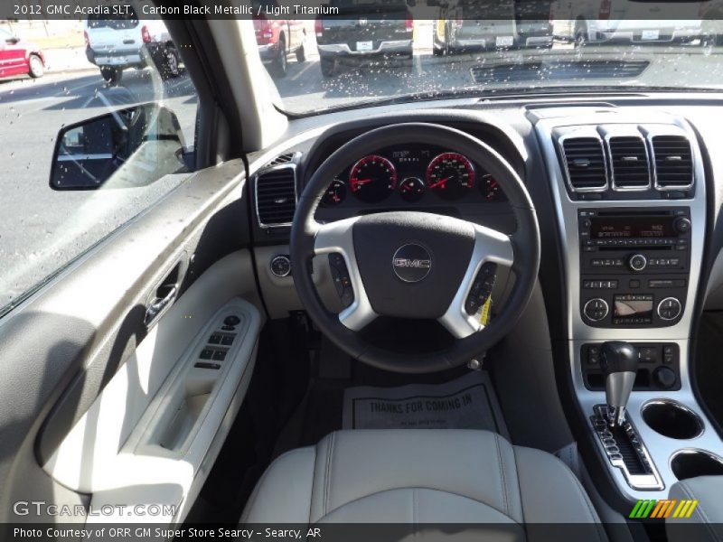 Carbon Black Metallic / Light Titanium 2012 GMC Acadia SLT