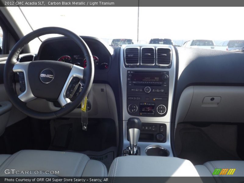 Carbon Black Metallic / Light Titanium 2012 GMC Acadia SLT