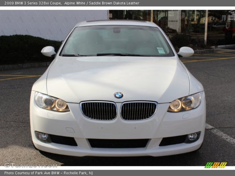 Alpine White / Saddle Brown Dakota Leather 2009 BMW 3 Series 328xi Coupe