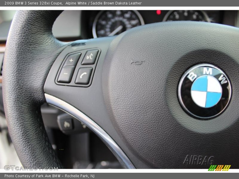 Alpine White / Saddle Brown Dakota Leather 2009 BMW 3 Series 328xi Coupe