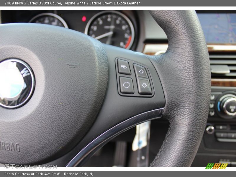 Alpine White / Saddle Brown Dakota Leather 2009 BMW 3 Series 328xi Coupe