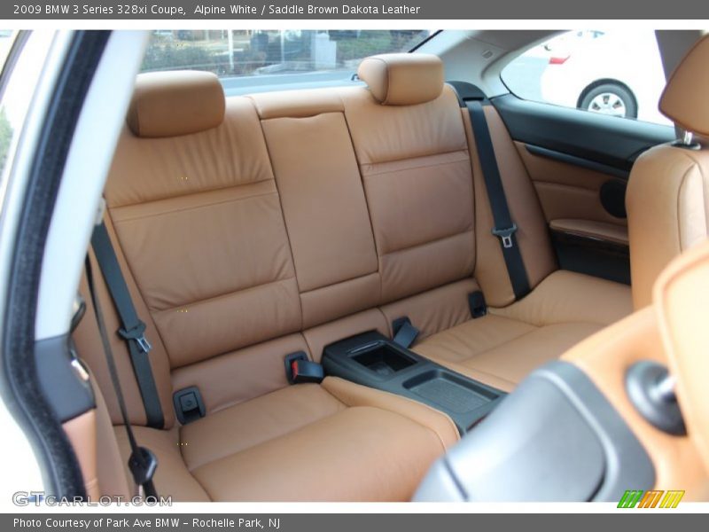 Alpine White / Saddle Brown Dakota Leather 2009 BMW 3 Series 328xi Coupe