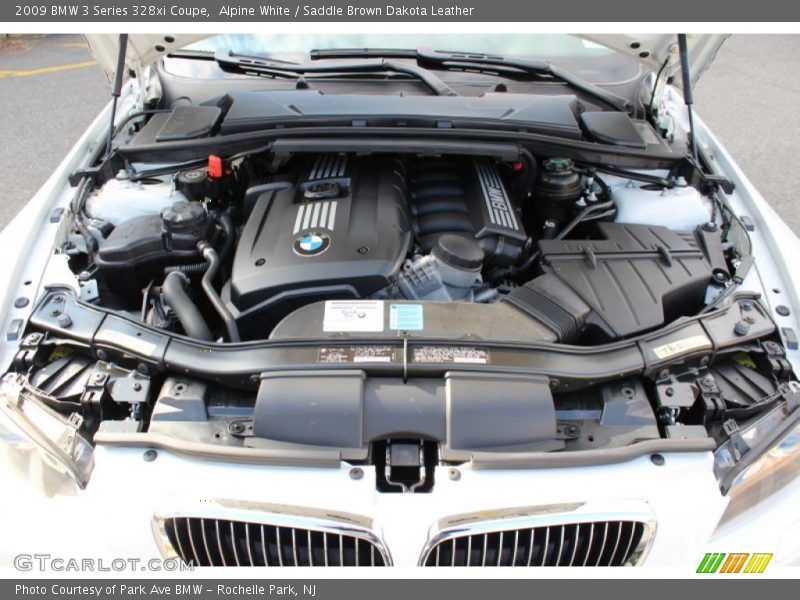 Alpine White / Saddle Brown Dakota Leather 2009 BMW 3 Series 328xi Coupe