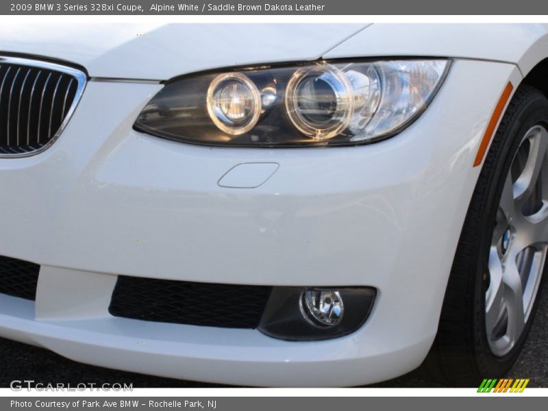 Alpine White / Saddle Brown Dakota Leather 2009 BMW 3 Series 328xi Coupe