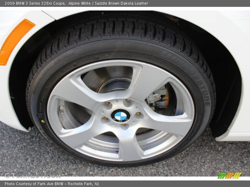 Alpine White / Saddle Brown Dakota Leather 2009 BMW 3 Series 328xi Coupe