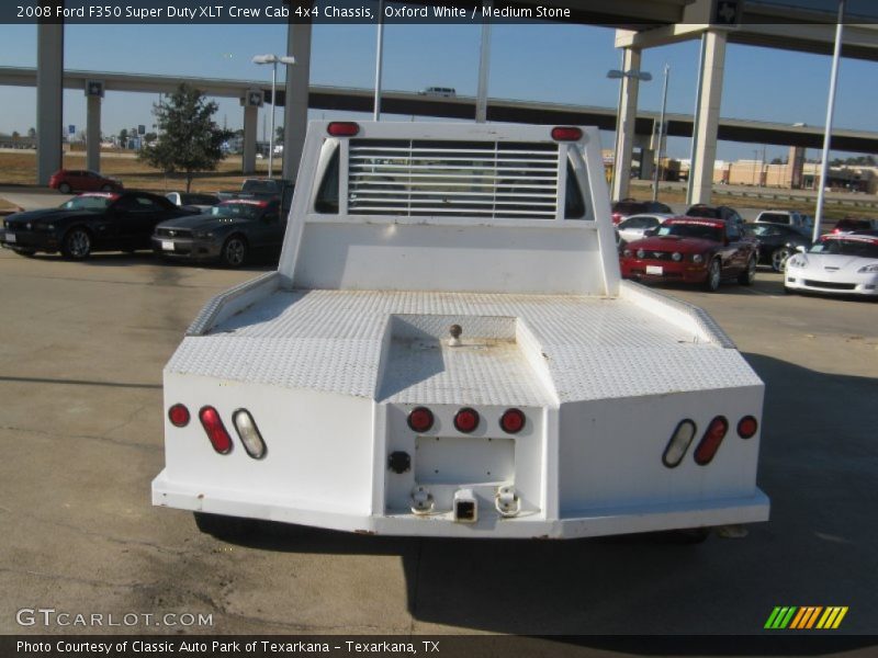 Oxford White / Medium Stone 2008 Ford F350 Super Duty XLT Crew Cab 4x4 Chassis