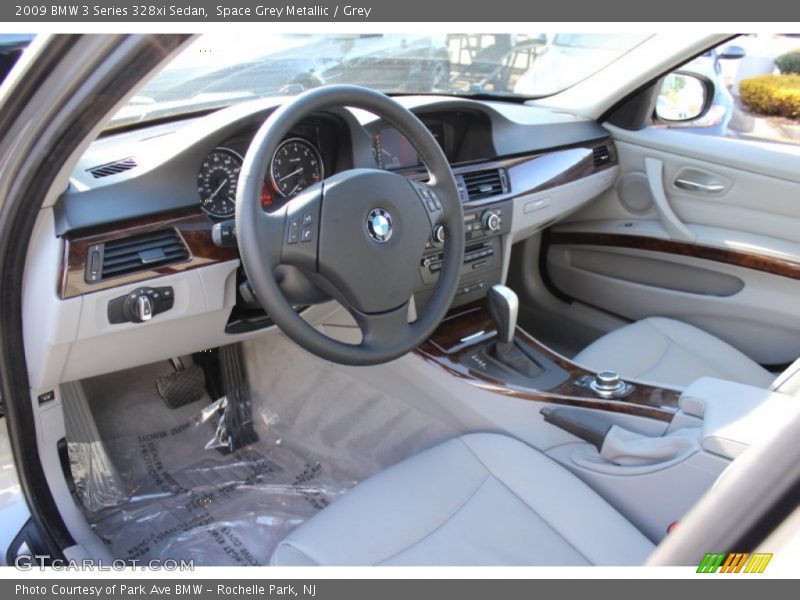 Space Grey Metallic / Grey 2009 BMW 3 Series 328xi Sedan