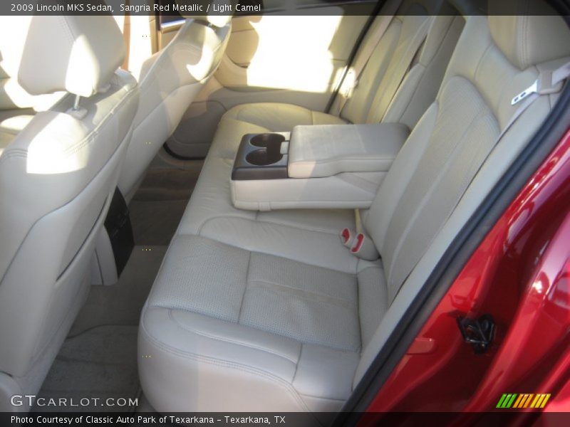 Sangria Red Metallic / Light Camel 2009 Lincoln MKS Sedan
