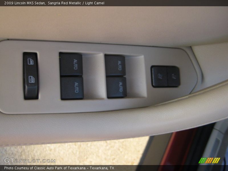 Sangria Red Metallic / Light Camel 2009 Lincoln MKS Sedan
