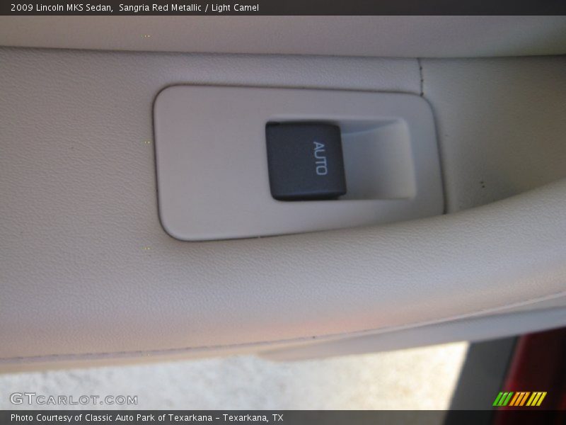 Sangria Red Metallic / Light Camel 2009 Lincoln MKS Sedan