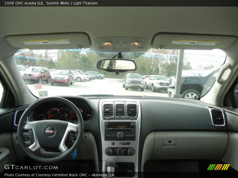 Summit White / Light Titanium 2008 GMC Acadia SLE