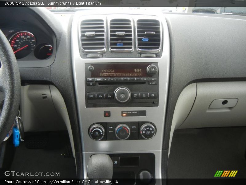 Summit White / Light Titanium 2008 GMC Acadia SLE