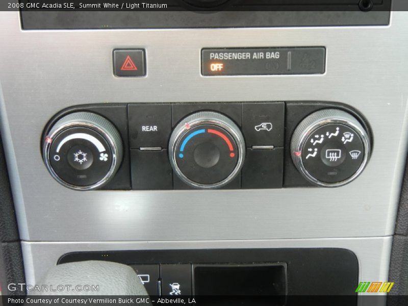Summit White / Light Titanium 2008 GMC Acadia SLE