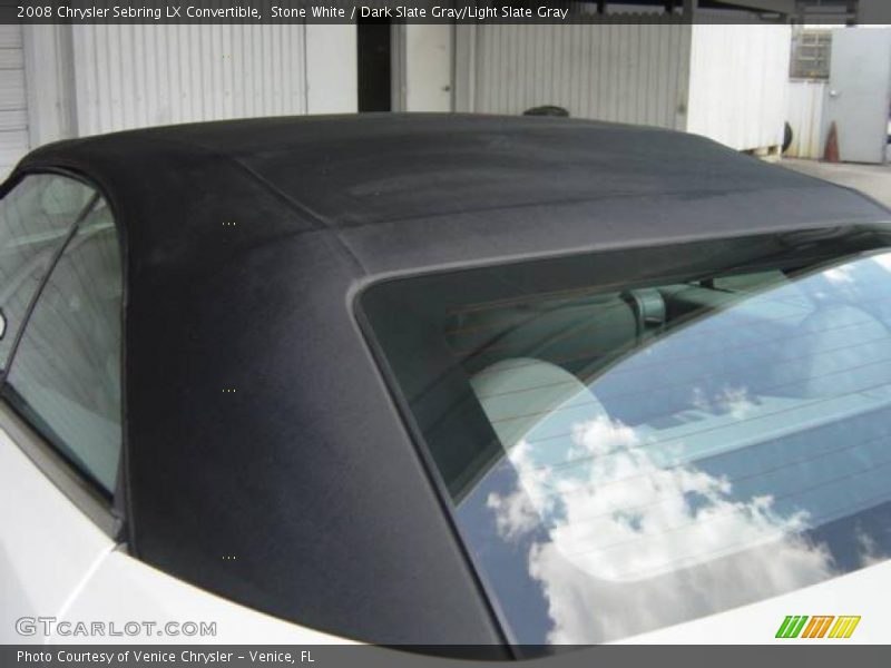 Stone White / Dark Slate Gray/Light Slate Gray 2008 Chrysler Sebring LX Convertible