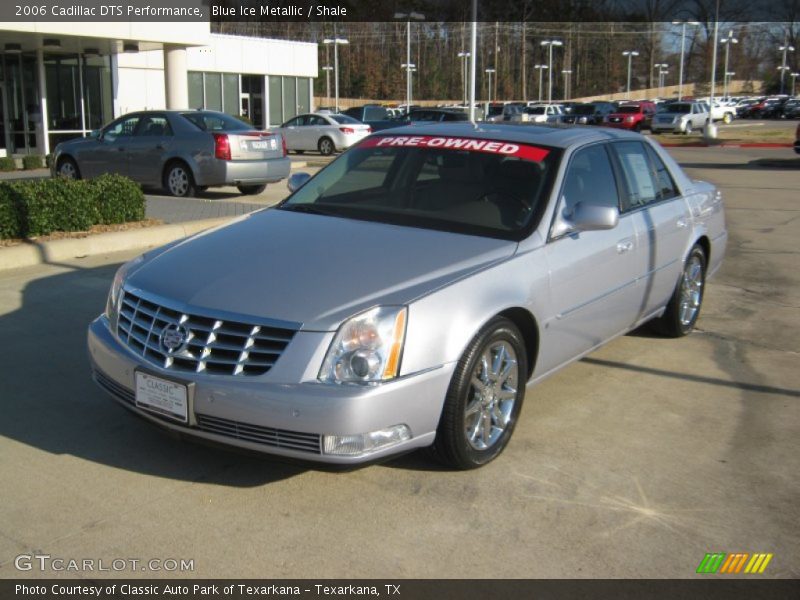 Blue Ice Metallic / Shale 2006 Cadillac DTS Performance