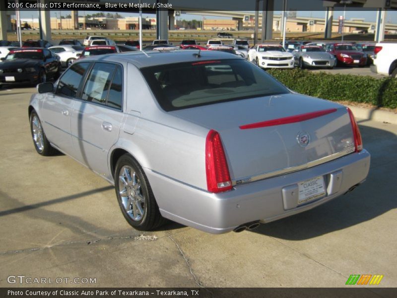 Blue Ice Metallic / Shale 2006 Cadillac DTS Performance