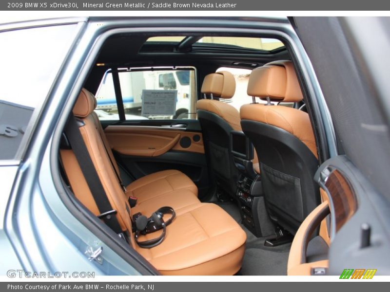 Mineral Green Metallic / Saddle Brown Nevada Leather 2009 BMW X5 xDrive30i