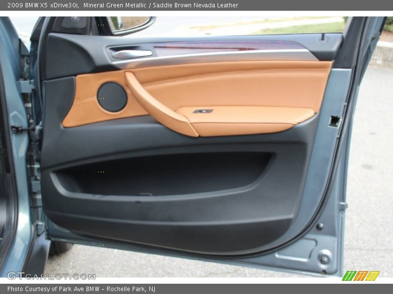 Mineral Green Metallic / Saddle Brown Nevada Leather 2009 BMW X5 xDrive30i