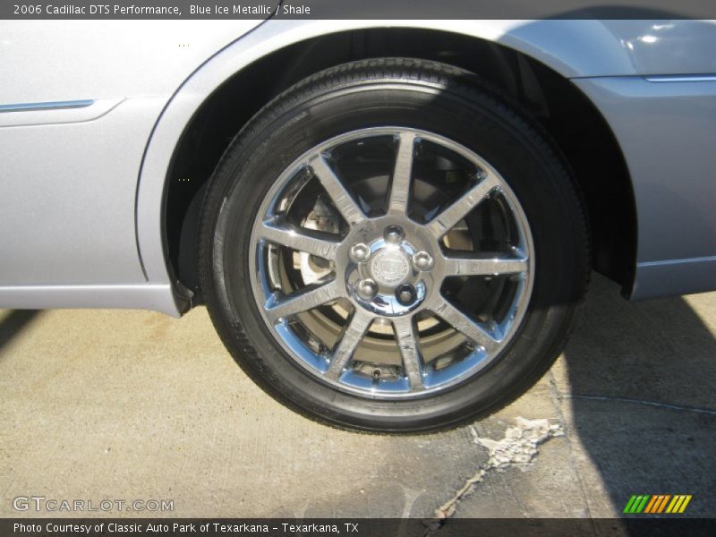 Blue Ice Metallic / Shale 2006 Cadillac DTS Performance
