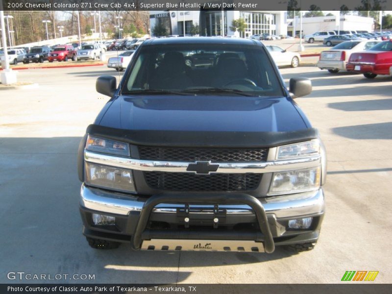 Superior Blue Metallic / Very Dark Pewter 2006 Chevrolet Colorado Z71 Crew Cab 4x4