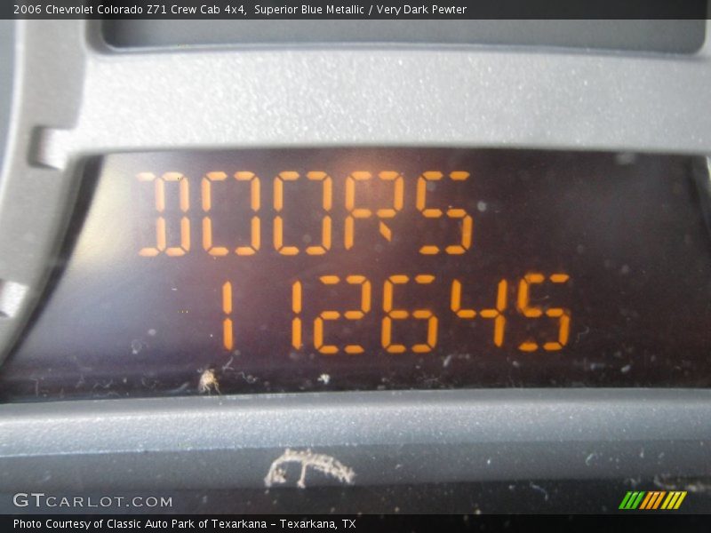 Superior Blue Metallic / Very Dark Pewter 2006 Chevrolet Colorado Z71 Crew Cab 4x4