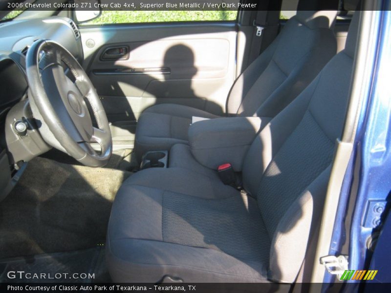 Superior Blue Metallic / Very Dark Pewter 2006 Chevrolet Colorado Z71 Crew Cab 4x4