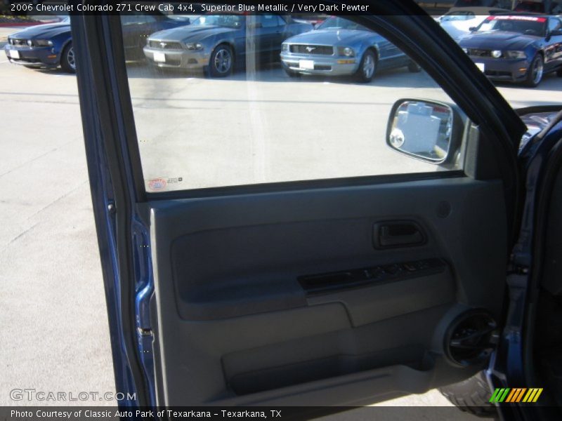 Superior Blue Metallic / Very Dark Pewter 2006 Chevrolet Colorado Z71 Crew Cab 4x4
