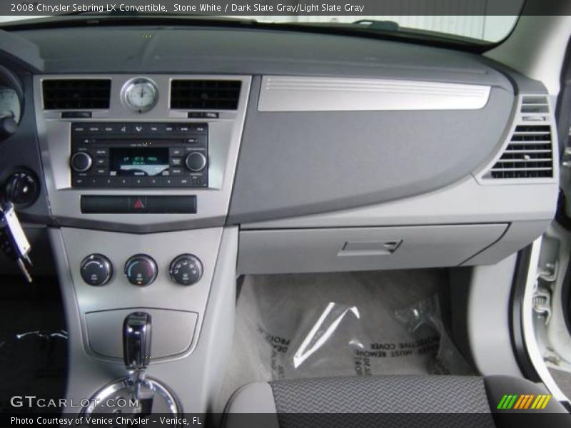 Stone White / Dark Slate Gray/Light Slate Gray 2008 Chrysler Sebring LX Convertible