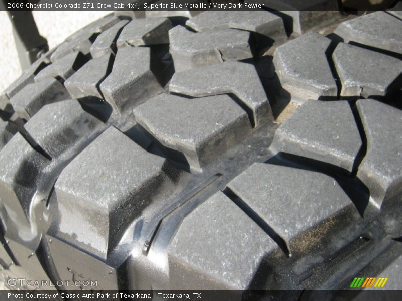 Superior Blue Metallic / Very Dark Pewter 2006 Chevrolet Colorado Z71 Crew Cab 4x4