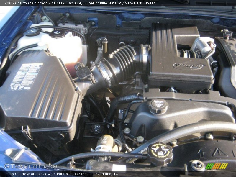 Superior Blue Metallic / Very Dark Pewter 2006 Chevrolet Colorado Z71 Crew Cab 4x4