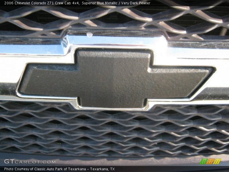 Superior Blue Metallic / Very Dark Pewter 2006 Chevrolet Colorado Z71 Crew Cab 4x4