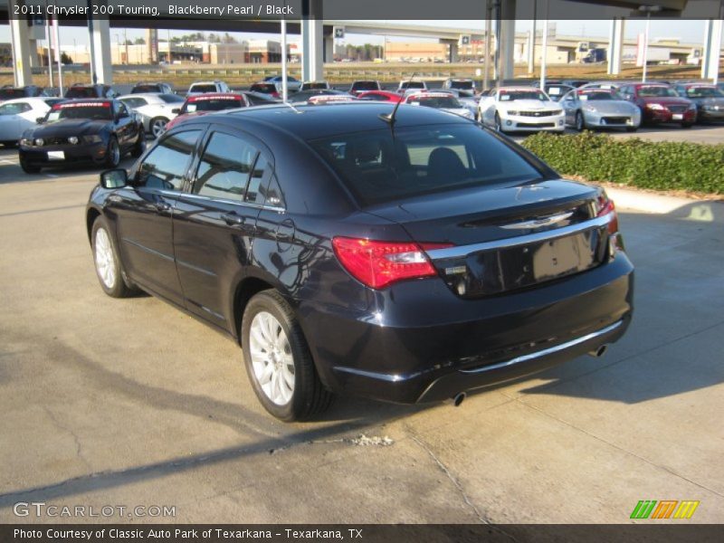 Blackberry Pearl / Black 2011 Chrysler 200 Touring