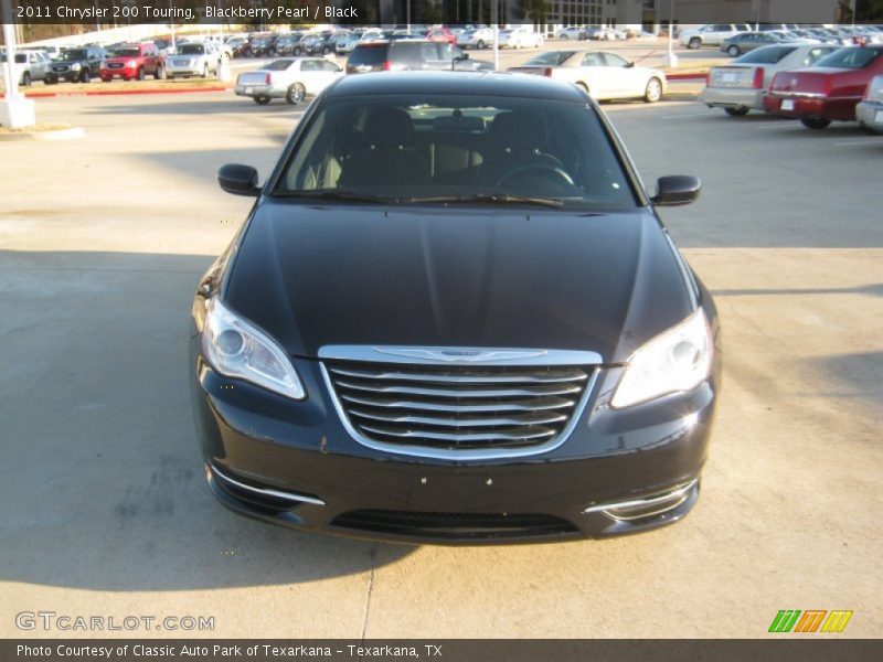 Blackberry Pearl / Black 2011 Chrysler 200 Touring