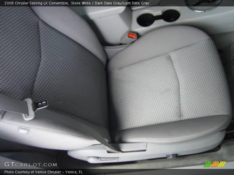 Stone White / Dark Slate Gray/Light Slate Gray 2008 Chrysler Sebring LX Convertible