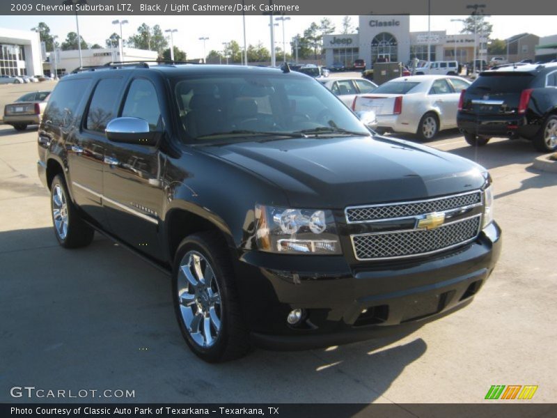 Black / Light Cashmere/Dark Cashmere 2009 Chevrolet Suburban LTZ