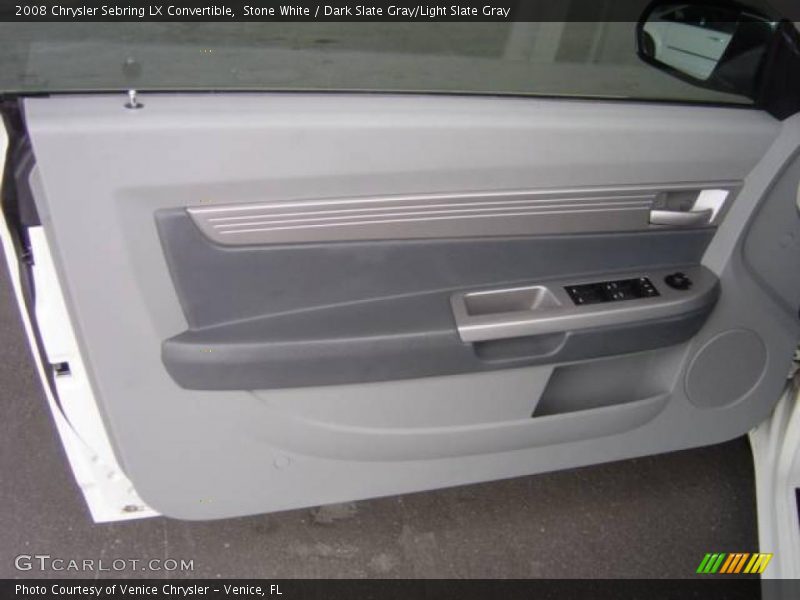Stone White / Dark Slate Gray/Light Slate Gray 2008 Chrysler Sebring LX Convertible