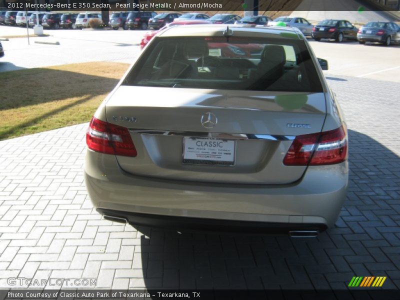 Pearl Beige Metallic / Almond/Mocha 2012 Mercedes-Benz E 350 Sedan