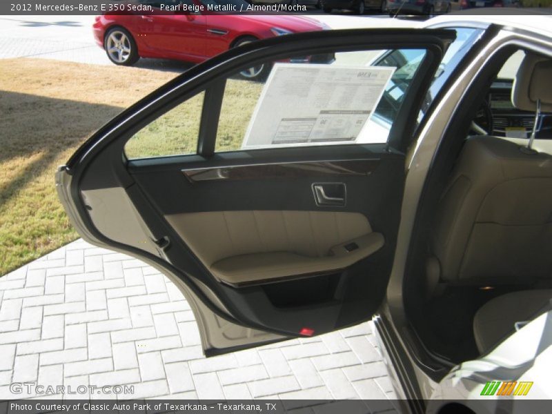 Pearl Beige Metallic / Almond/Mocha 2012 Mercedes-Benz E 350 Sedan