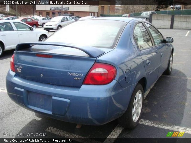 Atlantic Blue Pearl / Dark Slate Gray 2003 Dodge Neon SXT