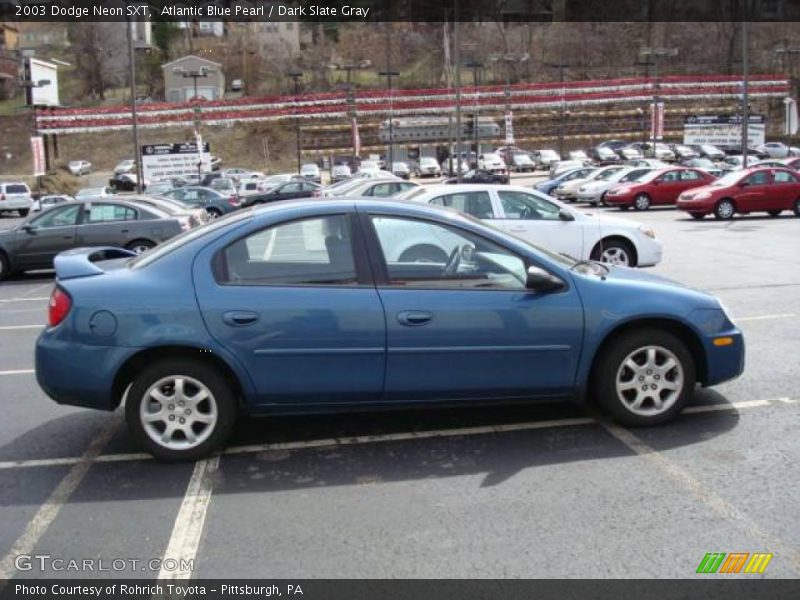 Atlantic Blue Pearl / Dark Slate Gray 2003 Dodge Neon SXT