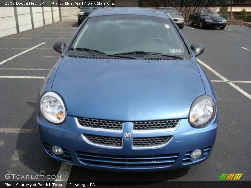 Atlantic Blue Pearl / Dark Slate Gray 2003 Dodge Neon SXT