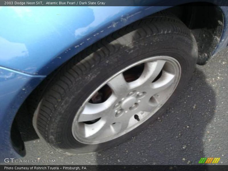 Atlantic Blue Pearl / Dark Slate Gray 2003 Dodge Neon SXT