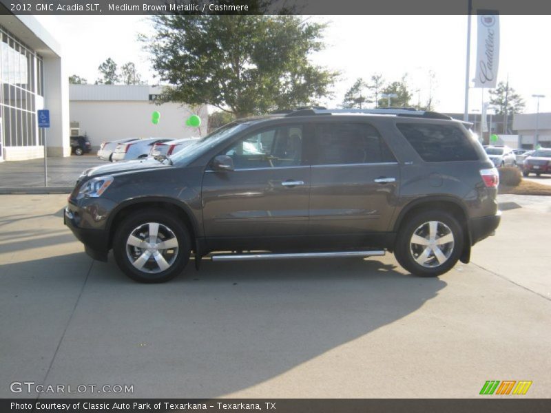 Medium Brown Metallic / Cashmere 2012 GMC Acadia SLT