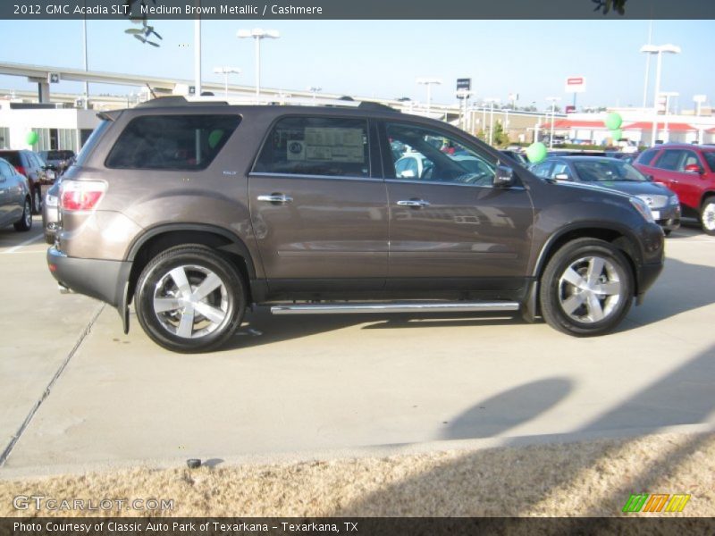 Medium Brown Metallic / Cashmere 2012 GMC Acadia SLT