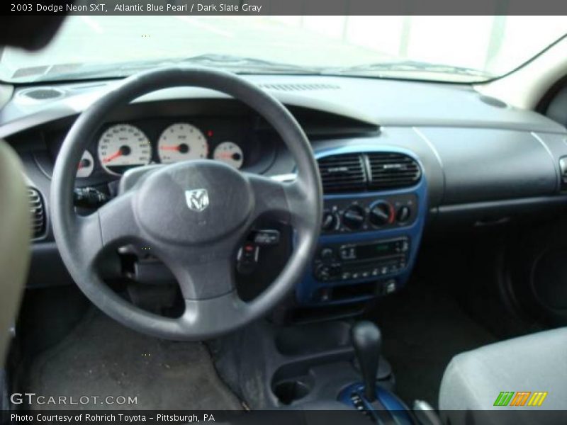 Atlantic Blue Pearl / Dark Slate Gray 2003 Dodge Neon SXT