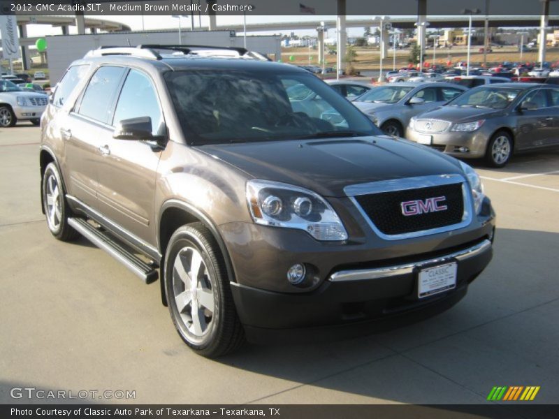 Medium Brown Metallic / Cashmere 2012 GMC Acadia SLT