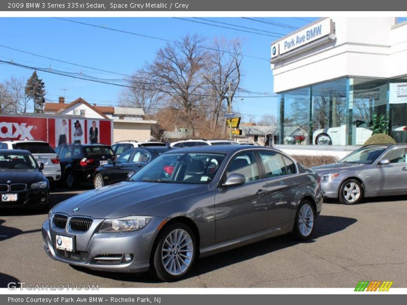 Space Grey Metallic / Grey 2009 BMW 3 Series 335xi Sedan